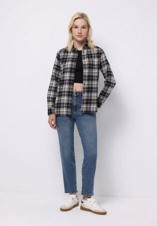 COLIN'S Camasa Neagra Regular Femei [2]