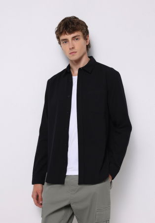 COLIN'S Camasa Neagra Slim Barbati [0]