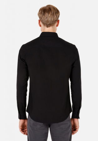 BARBATI - COLIN'S Camasa Neagra Slim Barbati
