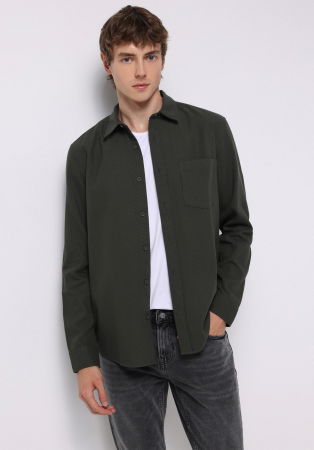 Camasi - COLIN'S Camasa Neagra Slim Barbati