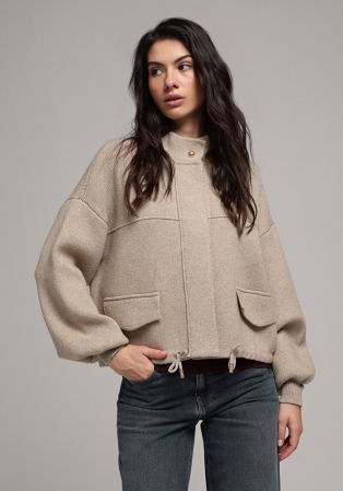 ЖЕНЩИНЫ - COLIN'S Кардиган Bej Regular