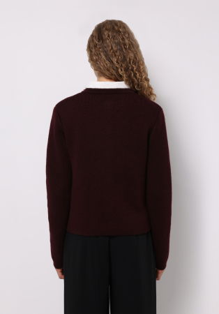 FEMEI - COLIN'S Cardigan Rosu Visiniu Regular Femei