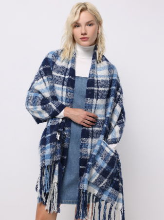 ACCESORII - COLIN'S Fular Albastru  Femei