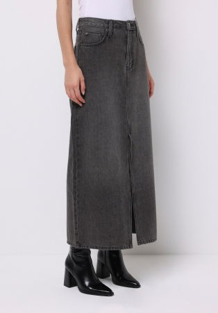 FEMEI - COLIN'S Fusta Gri Inchis Slim Femei