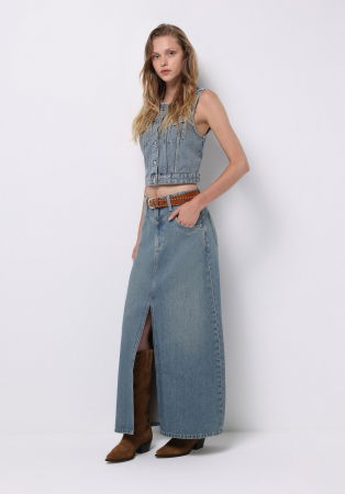 FEMEI - COLIN'S Fusta Albastra Regular Femei - 169 Lei