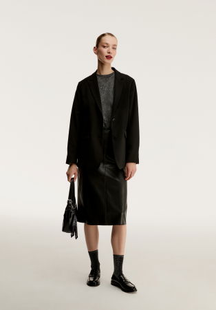 COLIN'S Fusta Neagra  Femei [4]