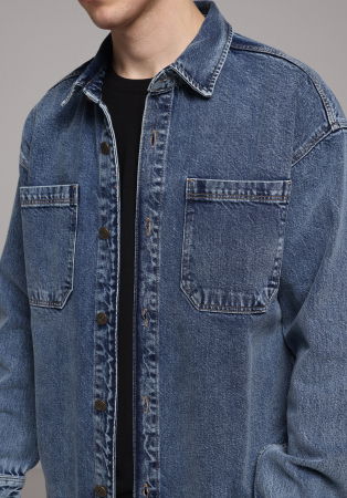 Geci si Jachete - COLIN'S Geaca Albastra  Barbati