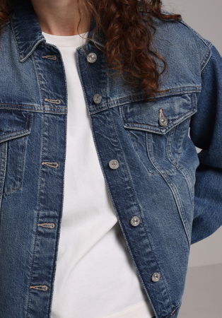 Geci si Jachete - COLIN'S Geaca Albastra  Femei