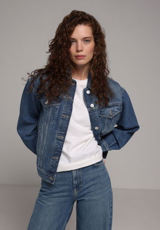 Geci si Jachete - COLIN'S Geaca Albastra  Femei