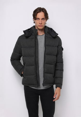 BARBATI - COLIN'S Geaca Gri Inchis  Barbati