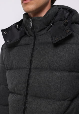 BARBATI - COLIN'S Geaca Gri Inchis  Barbati