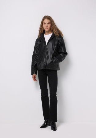 Geci si Jachete - COLIN'S Geaca Neagra  Femei