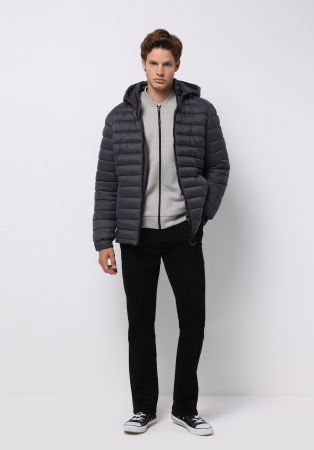 BARBATI - COLIN'S Geaca Gri Inchis Slim Barbati