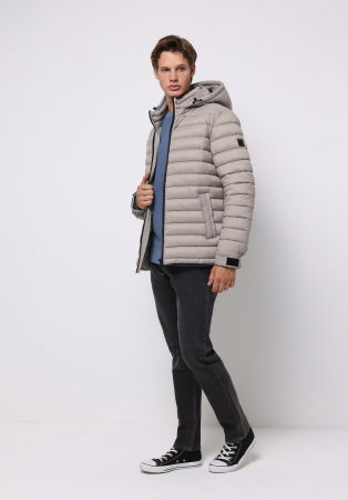 BARBATI - COLIN'S Geaca Bej  Barbati