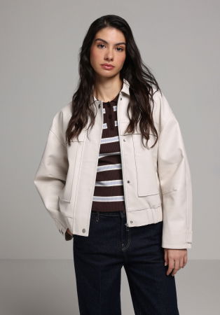 FEMEI - COLIN'S Geaca Crem  Femei