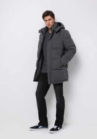 Geci si Jachete - COLIN'S Geaca  De Iarna Gri Deschis  Barbati