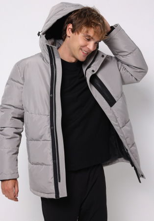 Geci si Jachete - COLIN'S Geaca De Iarna Gri Deschis  Barbati