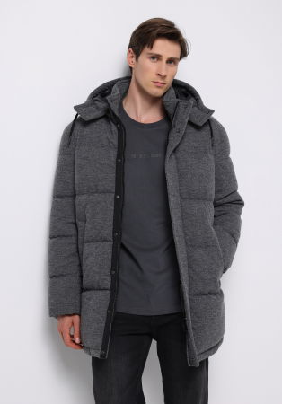 Geci si Jachete - COLIN'S Geaca  De Iarna Gri Deschis  Barbati