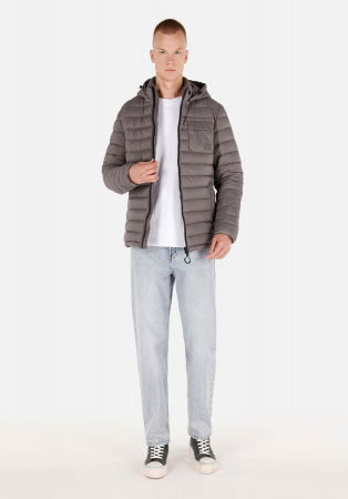 BARBATI - COLIN'S Geaca Gri Inchis Slim Barbati