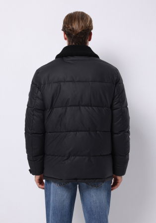 BARBATI - COLIN'S Geaca Neagra  Barbati