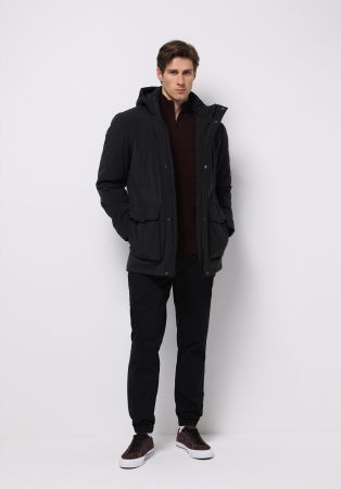 BARBATI - COLIN'S Geaca Neagra  Barbati