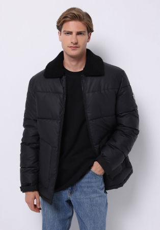 BARBATI - COLIN'S Geaca Neagra  Barbati