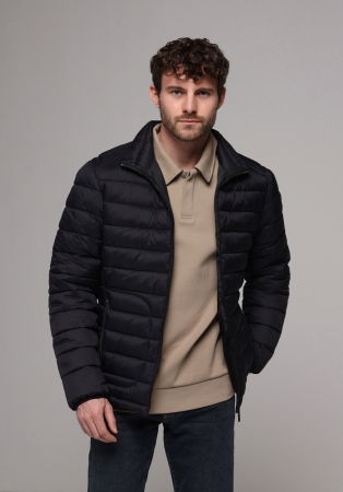 BARBATI - COLIN'S Geaca Neagra Slim Barbati