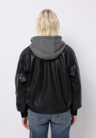 Geci si Jachete - COLIN'S Geaca Neagra  Femei