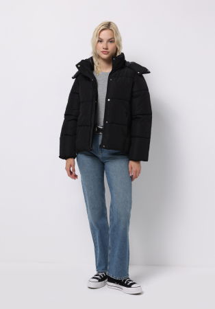 Geci si Jachete - COLIN'S Geaca Neagra  Femei