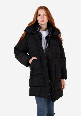 Geci si Jachete - COLIN'S Geaca De Iarna Neagra Regular Femei