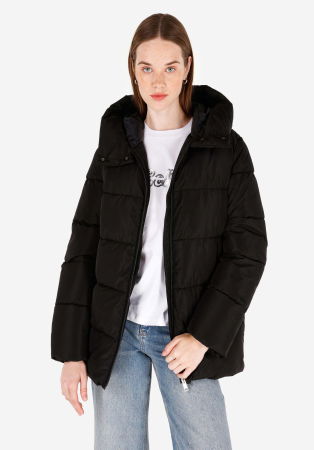 Geci si Jachete - COLIN'S Geaca Neagra Regular Femei