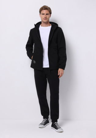 BARBATI - COLIN'S Geaca Neagra Slim Barbati