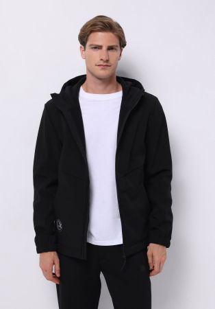 BARBATI - COLIN'S Geaca Neagra Slim Barbati