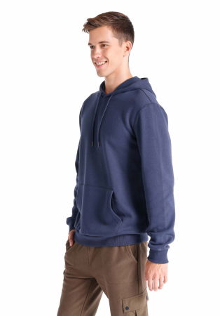 BARBATI - COLIN'S Hanorac Albastru Regular Barbati