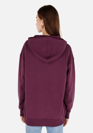 Hanorace - COLIN'S Hanorac Rosu Visiniu Comfort Femei