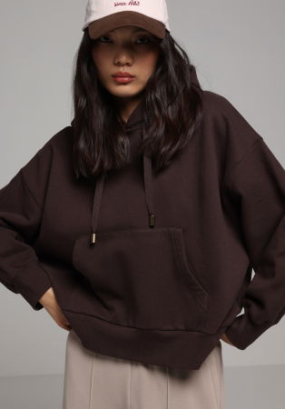 FEMEI - COLIN'S Hanorac Cafeniu  Femei