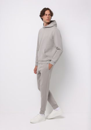 Hanorace - COLIN'S Hanorac Gri Deschis Regular Barbati