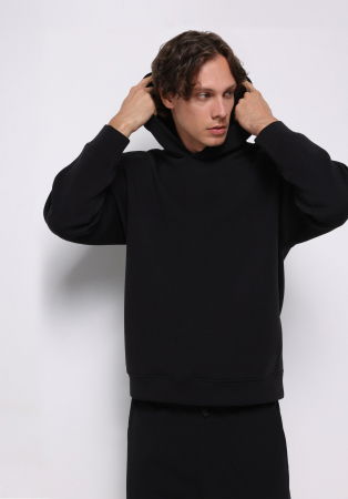 BARBATI - COLIN'S Hanorac Negru  Barbati