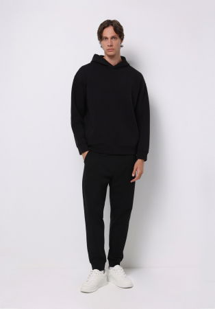 BARBATI - COLIN'S Hanorac Negru  Barbati