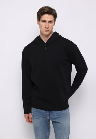 BARBATI - COLIN'S Hanorac Negru  Barbati