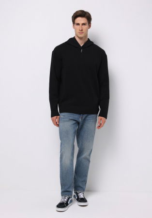 BARBATI - COLIN'S Hanorac Negru  Barbati