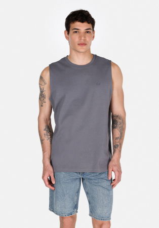 МУЖЧИНЫ - COLIN'S Мужская Майка Тёмная Серая Regular