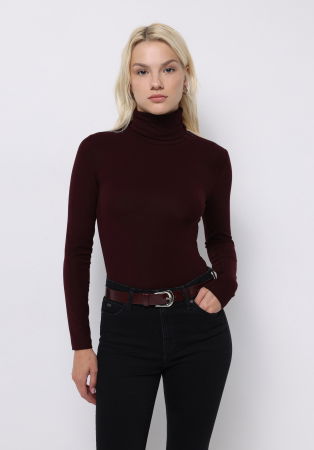 Свитера и Кардиганы - COLIN'S Водолазка Bordo 