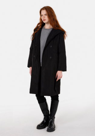 Geci si Jachete - COLIN'S Mantou De Iarna Negru Regular Femei