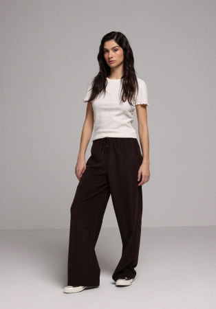 Pantaloni - COLIN'S Pantaloni Maro Inchis Regular Femei