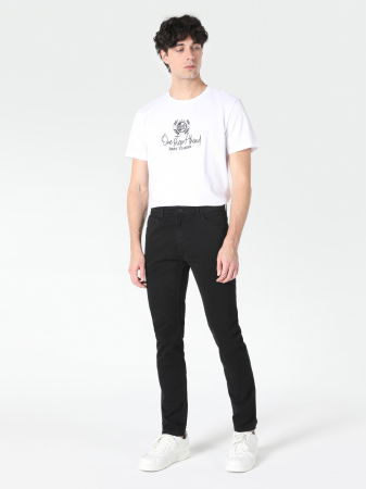 BARBATI - COLIN'S Pantaloni Negri Straight Barbati