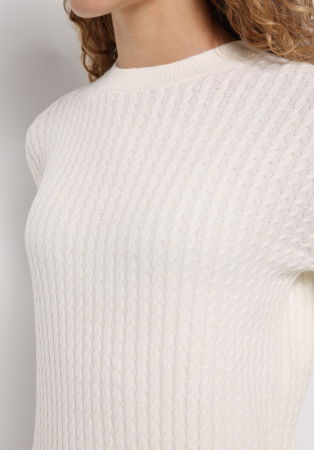 Pulovere si Cardigane - COLIN'S Pulover Alb Regular Femei