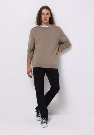 BARBATI - COLIN'S Pulover Bej Regular Barbati