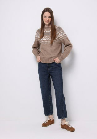 FEMEI - COLIN'S Pulover Bej Regular Femei