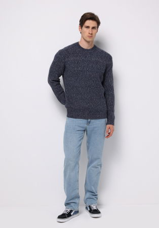 BARBATI - COLIN'S Pulover Navy  Barbati